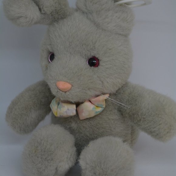 VTG Dakin Musical Bunny Rabbit Peter Cottontail Song Plush Pull Toy Lovey 1991 - Picture 8 of 9